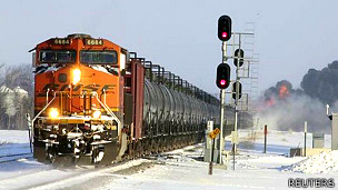 El tren que transportaba crudo tenía 106 vagones.
