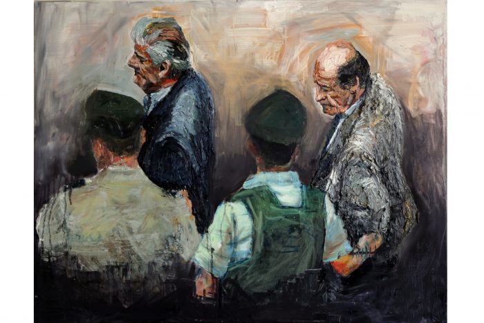 Muñoz de Marco  La Detención de los Carlos 2015 oleo sobre tela 90x70cm cortesia del artista