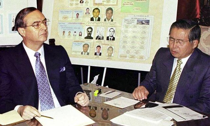 Vlademiro Montesinos y Alberto Fujimori