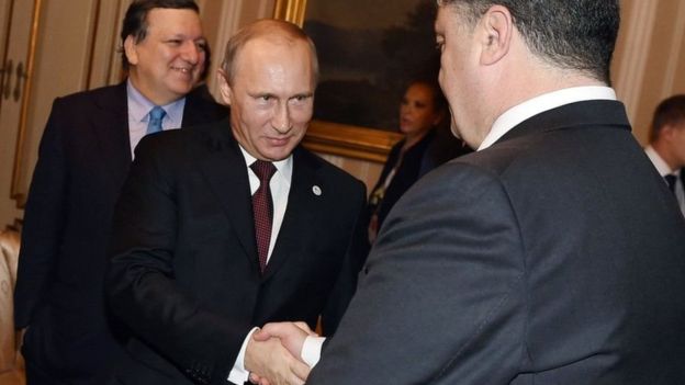 Putin rechaza reconocer la legitimidad de las autoridades ucranianas desde 2014.