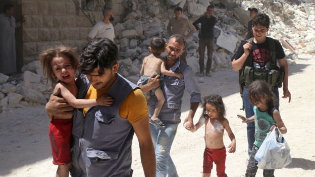 Cerca de 100.000 niños están atrapados en el este de Alepo desde inicios de julio, según UNICEF.