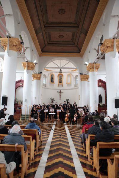 Orquesta y coro Nuevo Mundo en Iglesia San Francisco