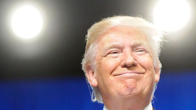 De momento el candidato republicano a la presidencia de EE.UU., Donald Trump, está por debajo de la demócrata Hillary Clinton en las encuestas.