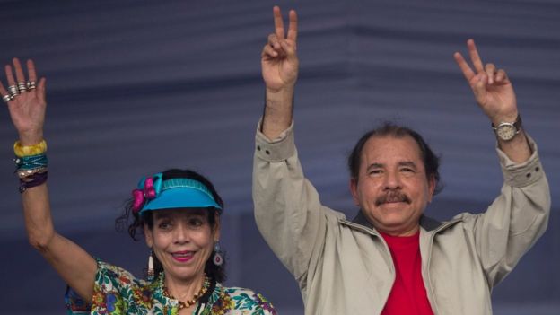A partir del 10 de enero de 2017, Rosario Murillo -la esposa de Oretga- será también vicepresidenta de Nicaragua.