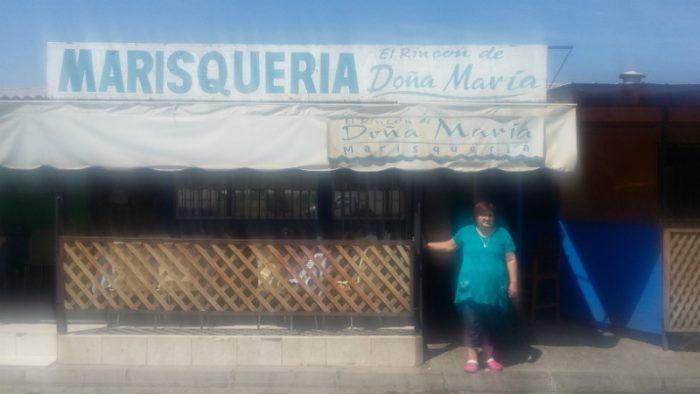 Magda Matamala, no vidente desde 2010, reclama que sus clientes han ido desapareciendo a causa de lo que ella y su familia denuncian como abusos y mala gestión por parte de los operadores del terminal pesquero