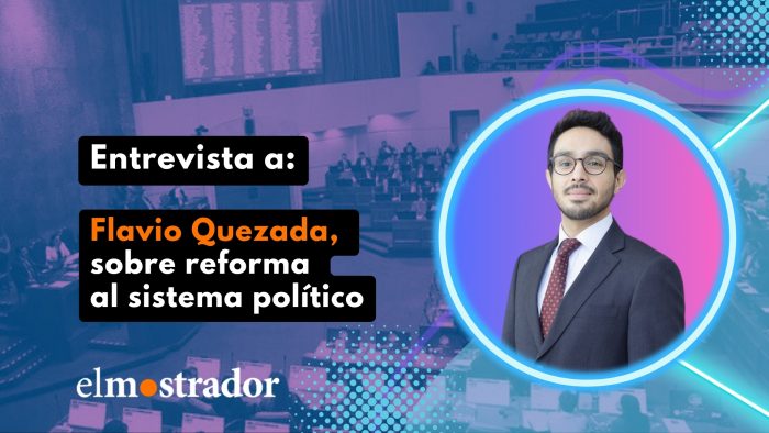 Flavio Quezada: la legitimidad del sistema político "no se agota en una pequeña reformita electoral"