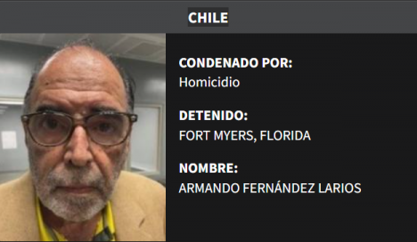 ICE detiene a Armando Fernández Larios, exagente de la DINA requerido por la justicia chilena