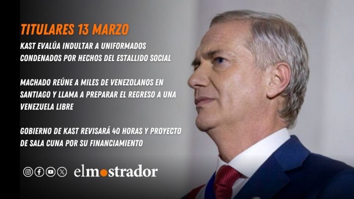 Kast evalúa indultar a uniformados condenados por hechos del estallido social 