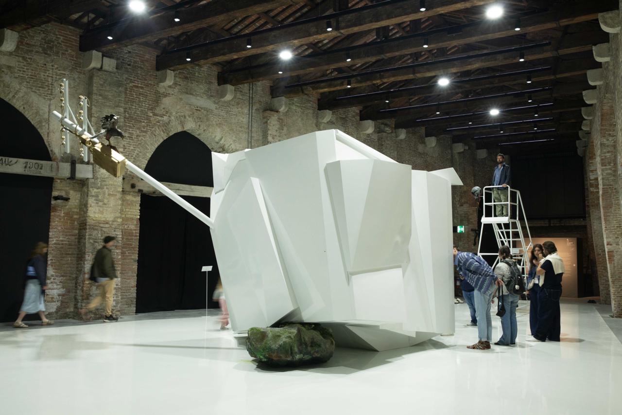 Obra Inter-Reality de Norton Maza en la Bienal de Venecia: Crédito: cedida