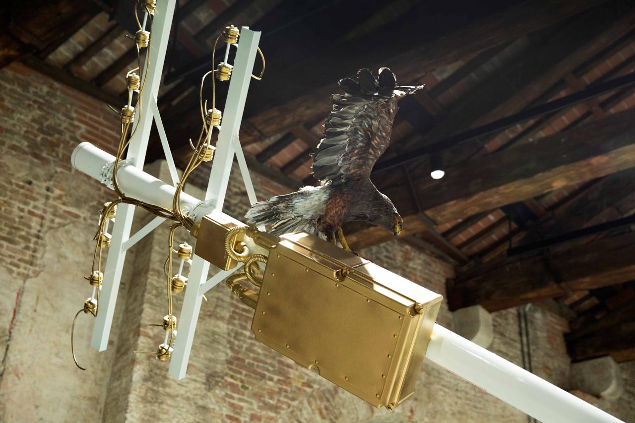 Detalle obra Inter-Reality de Norton Maza en la Bienal de Venecia. Crédito: cedida