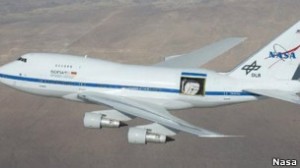 El 747 fue ligeramente modificado para dar lugar al observatorio SOFIA