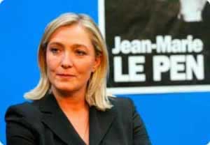 Marine Le Pen va al Líbano y se niega a usar velo delante de un líder musulmán