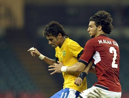 Londres 2012: Brasil supera a Egipto en primera jornada del fútbol masculino
