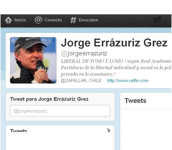 Jorge Errázuriz y Andrés Velasco tuiteando por  #Casen