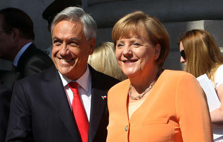 Piñera y Merkel suscriben acuerdo minero y Canciller asegura que empresarios alemanes quieren incrementar presencia en Chile