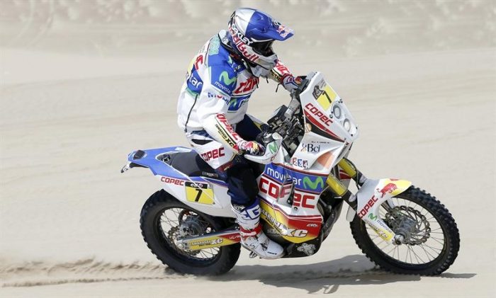 ‘Chaleco’ López gana tercera etapa del Dakar y sube al segundo lugar de la clasificación general