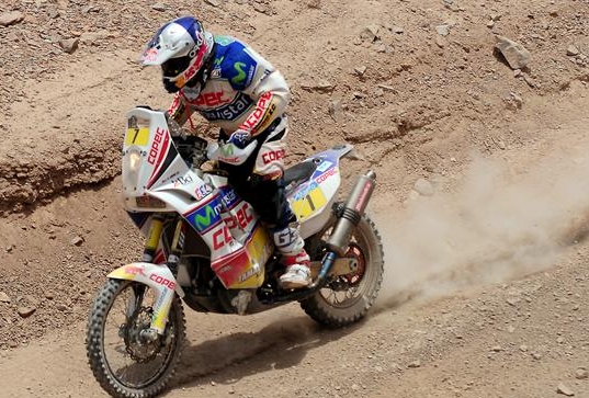 ‘Chaleco’ López es profeta en su tierra: gana la sexta etapa y marcha cuarto en la general del Dakar 2013