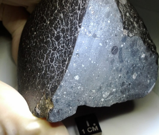 Hallan sorprendente meteorito procedente de la corteza de Marte