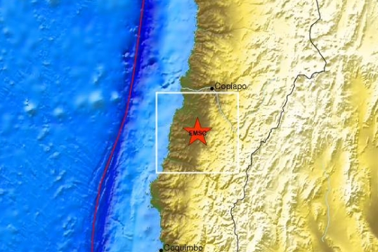 Conmoción en Vallenar y Copiapó por fuerte sismo de 6.7 grados Richter