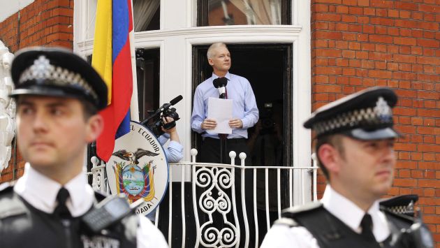 Policía londinense ha gastado 3,3 millones de euros en vigilar a Assange