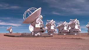 Son 66 radio telescopios que tendrá ALMA en el desierto de Atacama. Foto: BBC