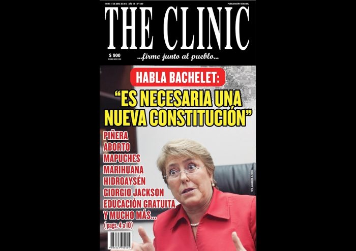 Bachelet le da entrevista a Patricio Fernández y dice que «es necesaria una nueva Constitución»