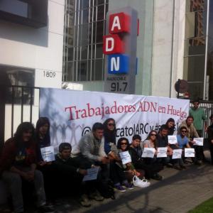Trabajadores de Radio ADN inician huelga legal