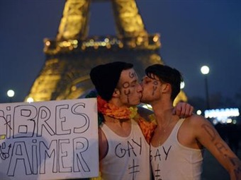 Francia aprobará hoy el matrimonio homosexual