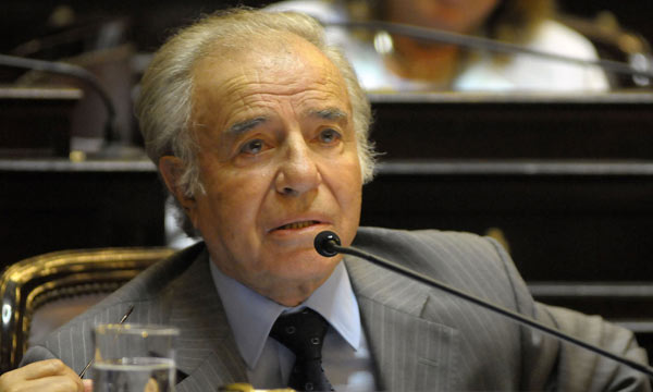 Justicia argentina pide 8 años de cárcel y desafuero para ex presidente Carlos Menem