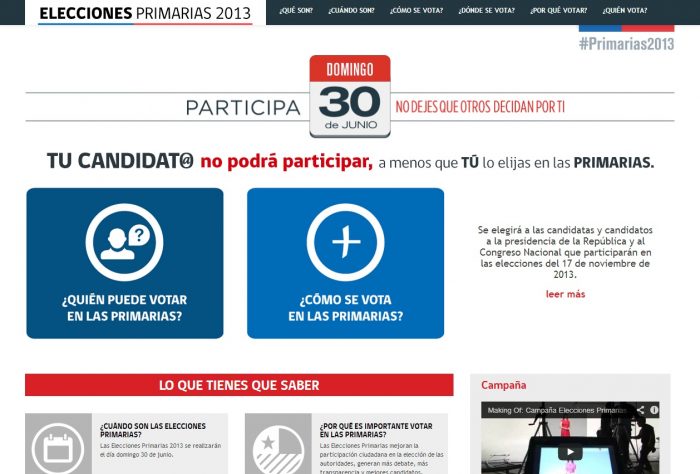 Web del Gobierno sobre elecciones primarias cambia el nombre al candidato presidencial del PRSD
