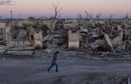 Fotos: El pueblo argentino que emergió de las aguas