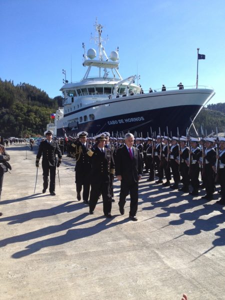 Inauguran primera fase de reconstrucción de muelles en la Base Naval Talcahuano