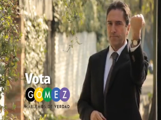 Gómez lanza el primer capítulo de su franja electoral