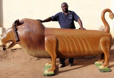 Ataúdes africanos poco ortodoxos