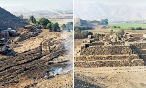 Perú aclara el misterio de la pirámide destruida