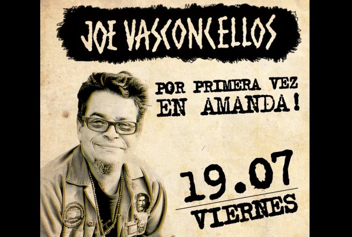 Este viernes Joe Vasconcellos repasa sus grandes éxitos en el Centro Cultural Amanda