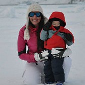 La aventura de criar a un bebé en la Antártica