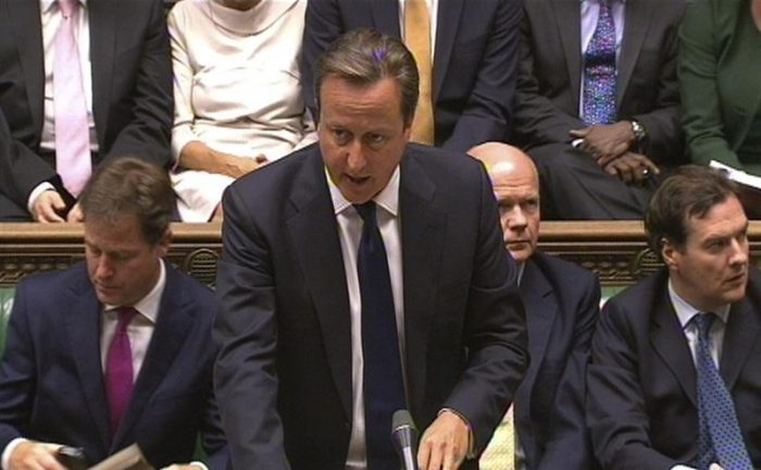 Parlamento británico rechaza el plan de Cameron para intervenir en Siria