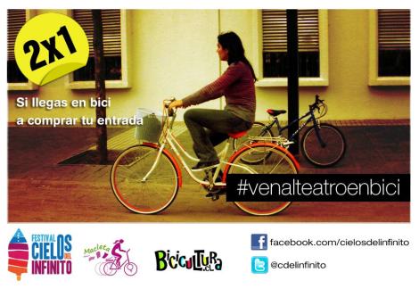 Campaña “Ven al Teatro en Bici”  ofrece dos montajes teatrales a quienes lleguen pedaleando hasta la Estación Mapocho