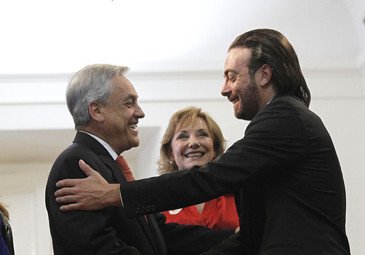 Nicolás Massú fue recibido por el Presidente Piñera en La Moneda