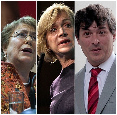 Encuesta Ipsos: Bachelet a la cabeza, Matthei segunda y Parisi se consagra con el tercer lugar