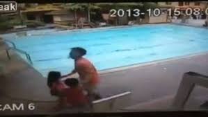 Terremoto de Filipinas provoca un ‘tsunami’ en una piscina