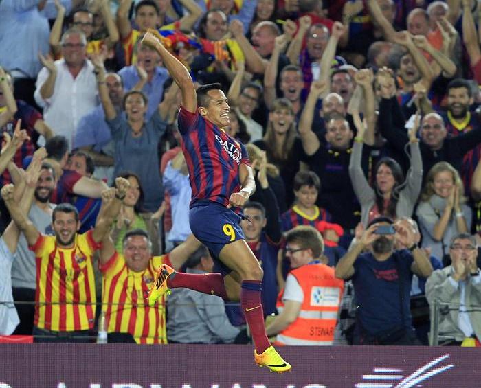 El golazo de Alexis Sánchez que permitió la victoria del Barcelona en el derby español