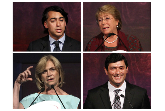 Las frases para el bronce de los cuatro candidatos presidenciales invitados al Enade 2013