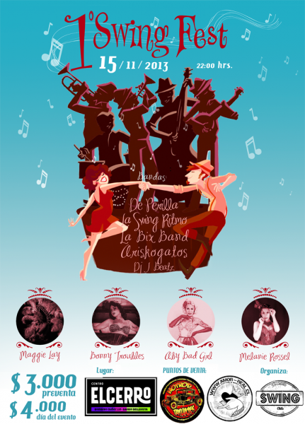 Charleston y burlesque nacional, en el primer “Swing Fest” Chile