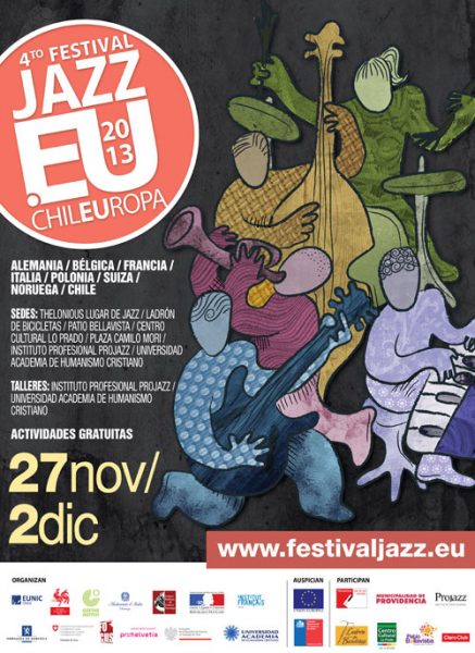 A jazzear en primavera: se viene el 4° Festival de Jazz ChilEUropa