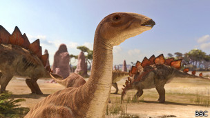 Descubren gigantesco retrete de dinosaurios en Argentina