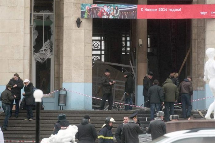 Al menos 15 muertos en un atentado con bomba en una estación de tren en Rusia