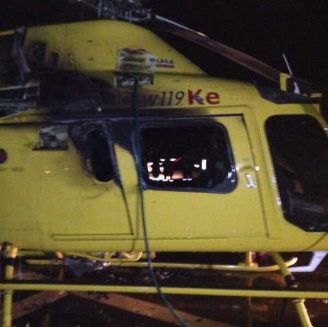 Lanzan ataque incendiario contra helicóptero en La Araucanía