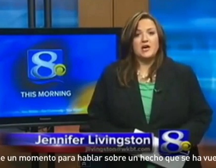 Video: Presentadora de noticias enfrenta en vivo a televidente que la criticó por ser gorda